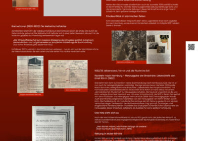 Tafel 5 – Leipzig – Hamburg – BremerhavenLektor, Vertreter,  Buchhändler, Journalist, Herausgeber, Verleger